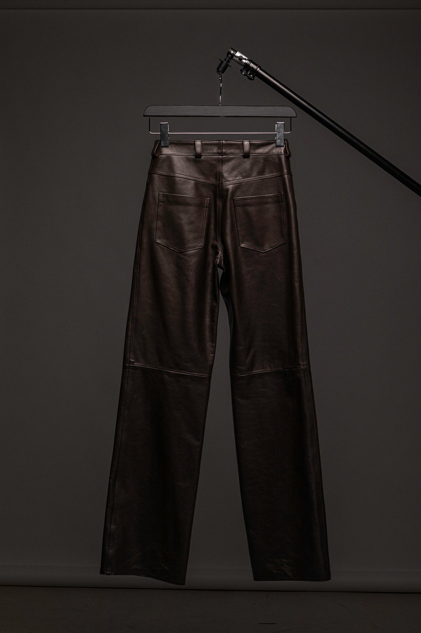 WIDE PANTS BROWN